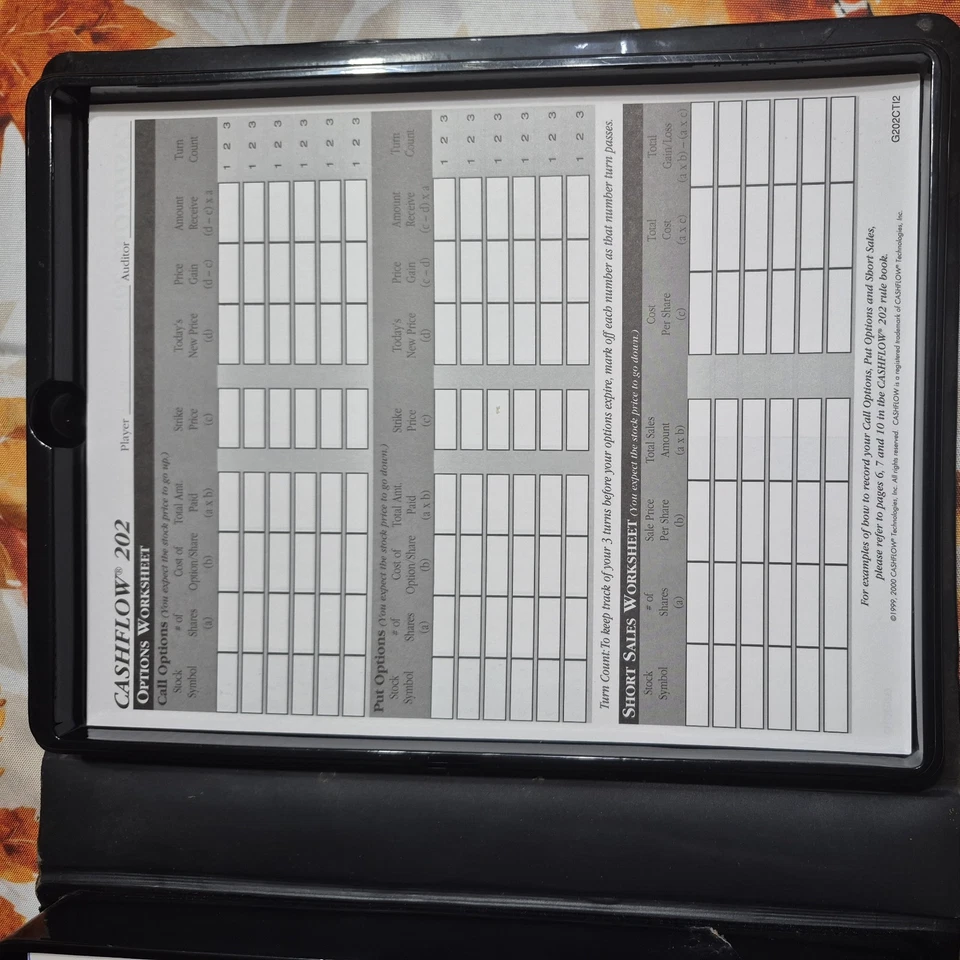 Expansión Cashflow 202 para juego de mesa Cashflow 101. Padre rico padre pobre Foto 4 de 4