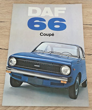 Notice Commerciale DAF 66 Coupé - Septembre 1972 - Bel Etat