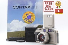 Green Label [Top MINT] Contax G1 35 Film Camera 45mm f/2 Lens TLA140 Flash JAPAN