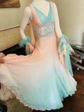 Ballroom Standart modern Competition Dance Dress Size s