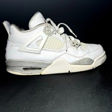 Size 7 - Nike Air Jordan 4 Retro GS White Oreo Men's Shoes - Ships Now