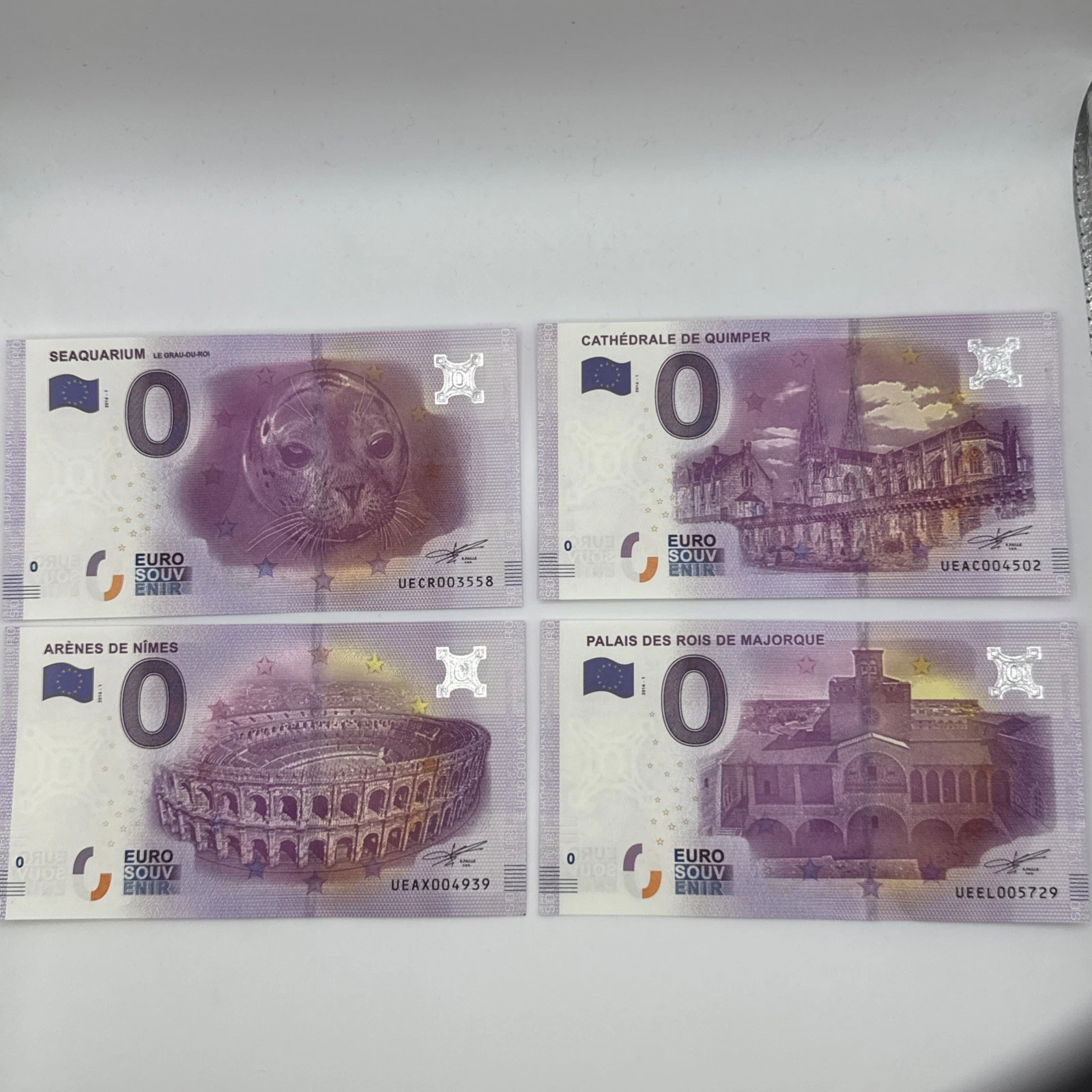 Billet  Zéro 0 € Euro Touristique / Souvenir 2016