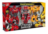 Gadget - Teorema: Teo's - Robot Trasformabili 2 Col - Window Box -D- Teorema