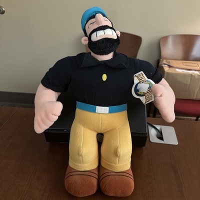 Universal Studios Popeye Brutus Plush LARGE 18  With Original Tag VINTAGE