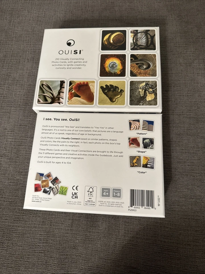 OuiSi 12 Creative Games 210 Photo Cards Game BRAND NEW 2024 Award Winner Family - Image 2 of 4
