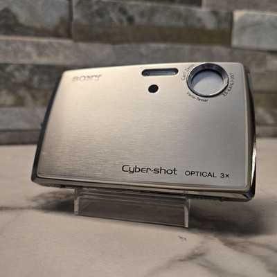 Sony Cyber-shot DSC-T33 5.1MP Digital Camera - Silver for sale