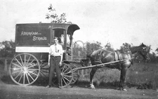 Abraham & Straus Horse Drawn Wagon New York NY - Reprint