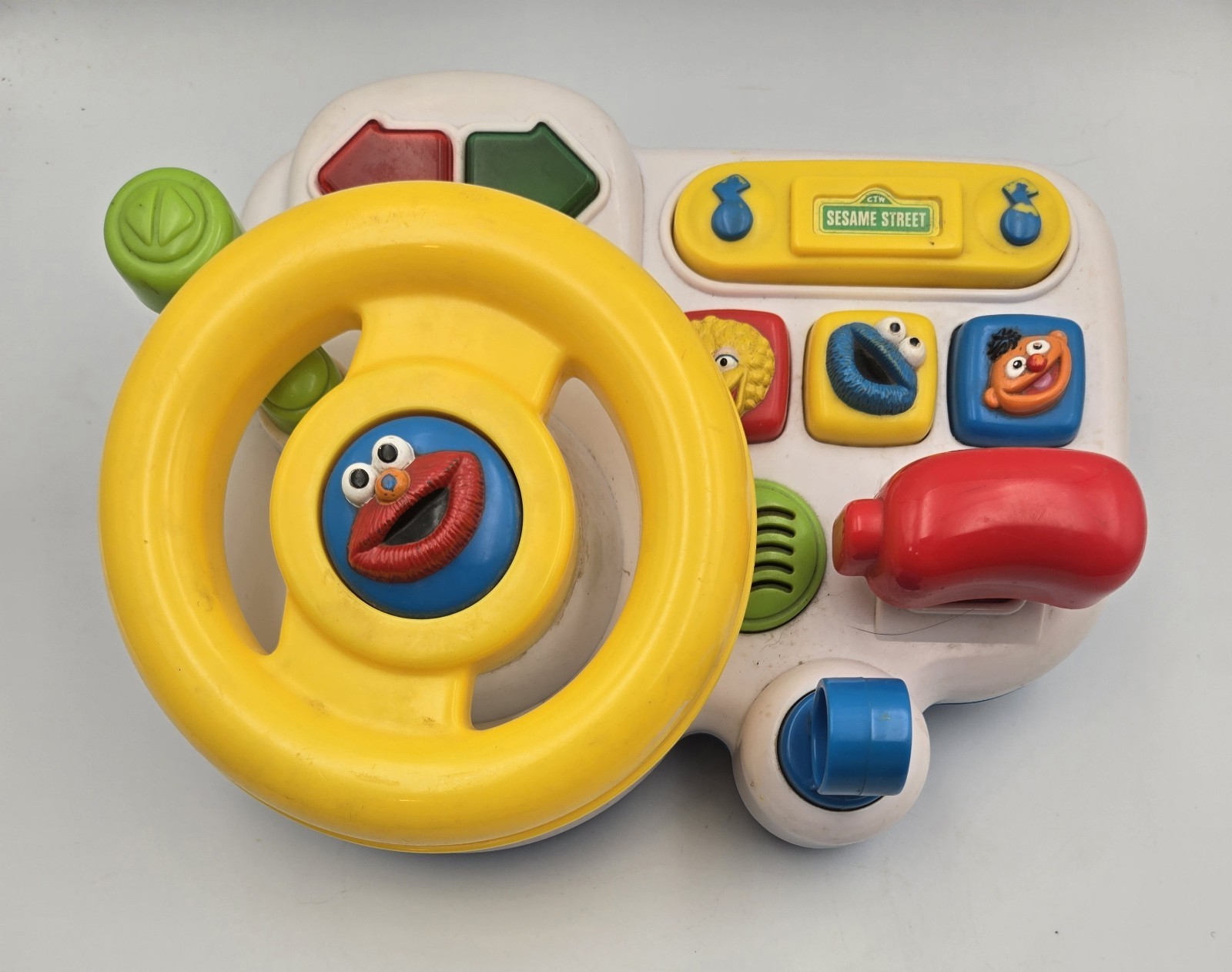 Tyco SESAME STREET Elmo Talking Driver Wheel (Read Description) Vintage 1997 Toy