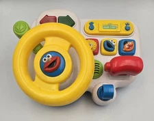 Tyco SESAME STREET Elmo Talking Driver Wheel (Read Description) Vintage 1997 Toy