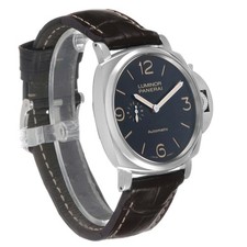 Panerai Luminor Due 3 Days 45mm Black Dial Steel Mens Watch PAM00674 4