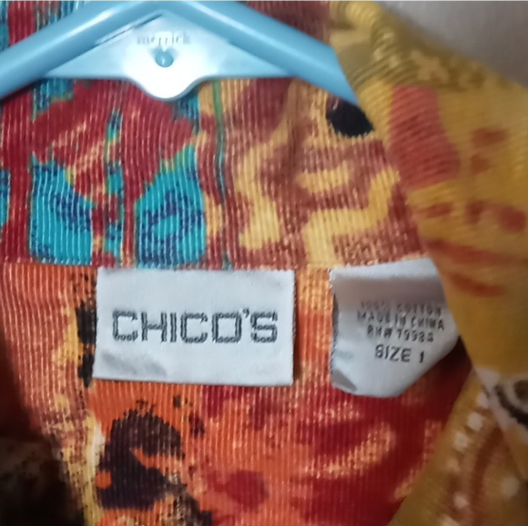 Chico's Multi Colored/Patterned Full Button Jacke… - image 11