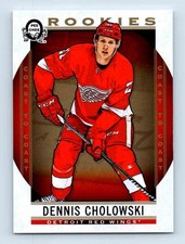 2018-19 O-Pee-Chee Coast to Coast Dennis Cholowski Rookie Detroit Red Wings #178