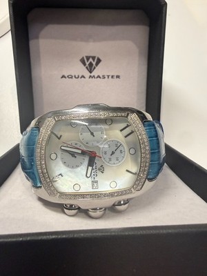 Aqua Master 1.5ct Diamond Mother of Pearl Dial Men's Watch