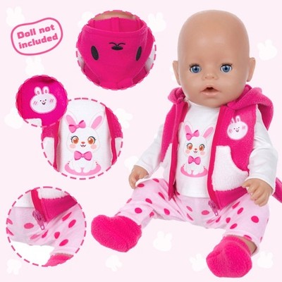 18Inch Doll Collection Doll Clothes Encourages Toddler Imaginative Pretend Play