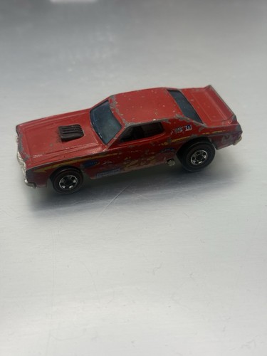 Vintage 1974 Hot Wheels Redline Flying Customs Red Torino Stocker #23 Hong Kong - Picture 2 of 10