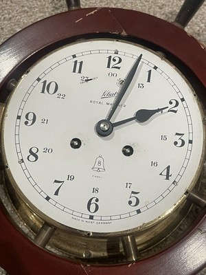 VINTAGE SCHATZ ROYAL MARINER GERMAN 8 DAY SHIP CLOCK COLLECT