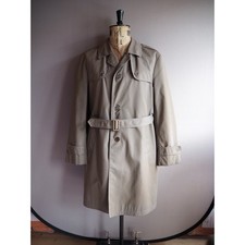 Dunn & Co Trench Coat Mac Uomo Taglia 44 Beige Cintura Impermeabile Inghilterra