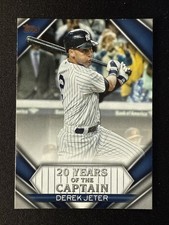 Derek Jeter 2020 Topps 20 Years of the Captain #YOC-14 New York Yankees