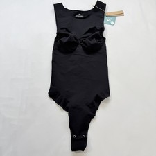 Shapellx Black Seamless Thong Bodysuit Shapewear Tank Size M/L