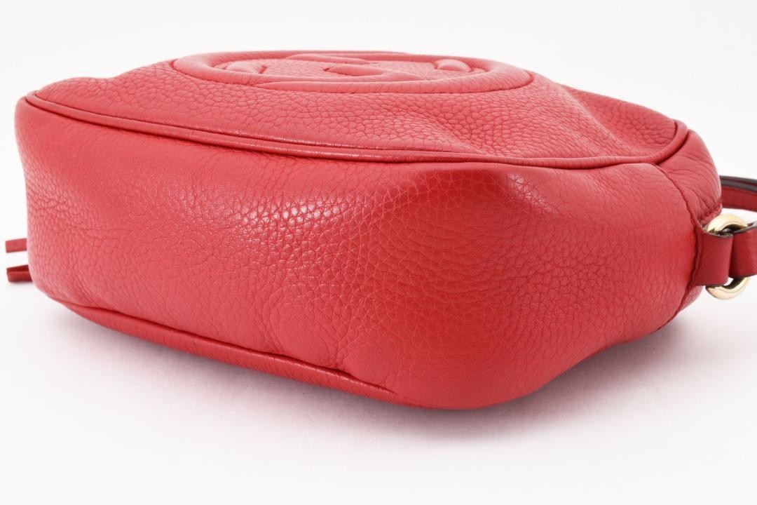 GUCCI Small Disco Soho Shoulder Bag Red Width 22cm Height 16cm Depth 9cm image 3