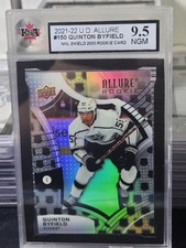 21-22 Allure Quinton Byfield Rookie NHL Shield Variant 🚨🚨🚨 KSA 9.5 Near Gem 