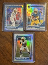 2024 Derwin James Jr Team Emoji 12/32, Josh Palmer Fire Emoji SSP, Chargers Lot3