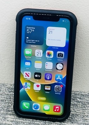 Apple iPhone XR 64GB MT302LL/A A1984 Black -unlocked -93 % BATT