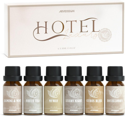 ARVIDSSON Hotel Diffuser Oils Gift Set - Hotel Essential Oils for Diffusers and