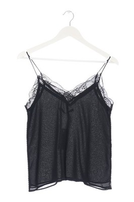 ZARA BASIC Trägertop Damen Top Gr. DE 34 schwarz Casual-Look