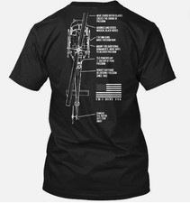 Uh 1 Huey Brings The Freedom T-Shirt Made in the USA Size S to 3XL