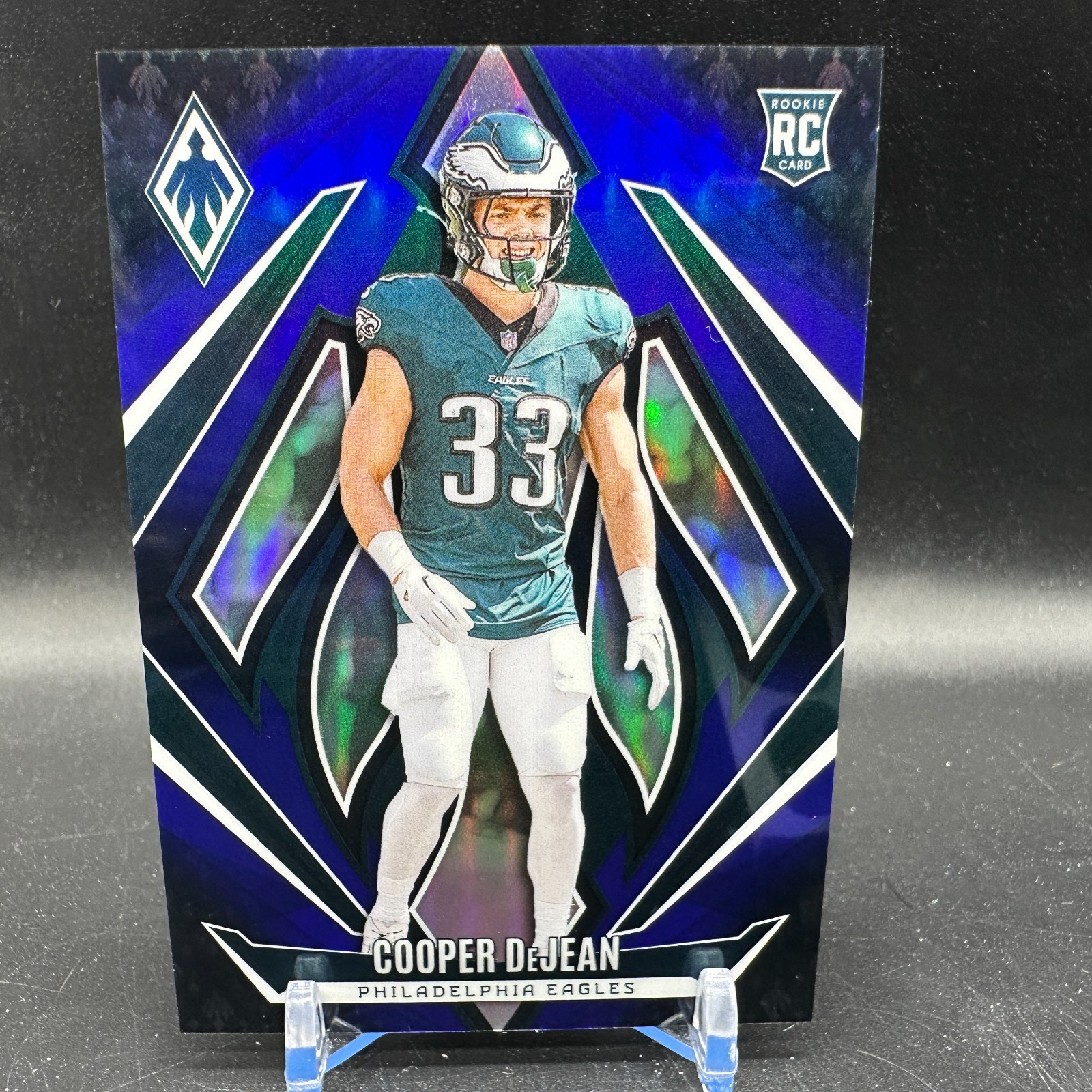 Cooper DeJean Rookie Blue Fade /249 2024 Panini Phoenix #171 (RC) Eagles