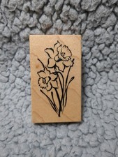 1998 PSX Designs Rubber Stamp, D-2523 Daffodils