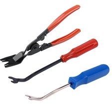3 PCS Upholstery and Construction Staple Remover Tack Puller Nail Black