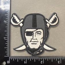 LAS VEGAS RAIDERS IRON ON EMBROIDERED PATCH