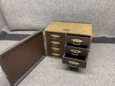 VTG 50  s-60  s Era Barnett  Jaffe BAJA 8 Drawer 35mm Slide Storage Case