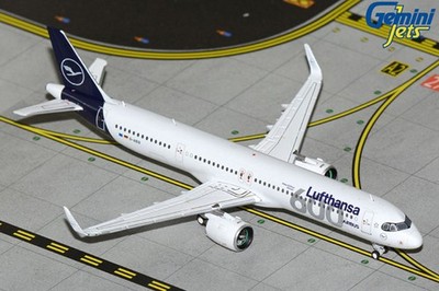 GJDLH2238 GeminiJets A321neo 1/400 Model D-AIEQ Lufthansa 600th Airbus Aircraft