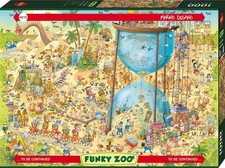 NEW Heye Jigsaw Puzzle 1000 Pieces 9 Ages Funky Zoo Desert Exposure Habitat
