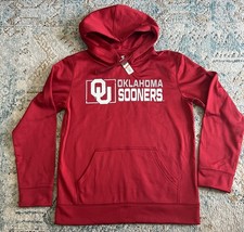 Oklahoma Sooners Hoodie Mens MEDIUM NCAA Football Fanatics Sweatshirt NWT