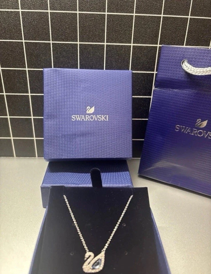 Collier Swarovski Silver Blue - Imagen 3 de 4