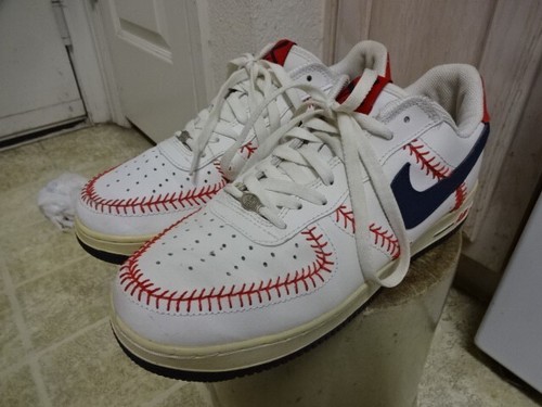 VINTAGE NIKE AIR FORCE 1 LIMITED BASEBALL EDITION MEN 10 2005 GREAT CONDITION