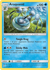 POKEMON CARD ARAQUANID 49/236 NO 752 WATER BUBBLE POKEMON TCG CCG