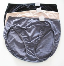 3 Vanity Fair Illumination Hi-Cut Brief Panty Multi 13108 Sz 8/XL - NWT