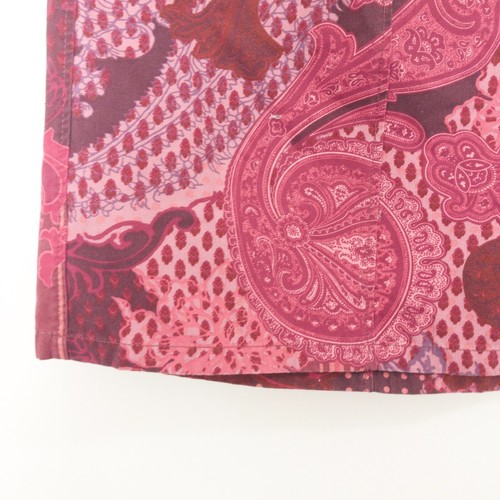 Ann Taylor Damen Rock 0 Paisley Magenta Neu mit Etikett - Bild 9 von 12