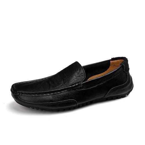 Herren Schuhe Leder Freizeit Autofahren Halbschuhe Schuhe Mokassins Sneaker Slipper - Bild 18 von 23