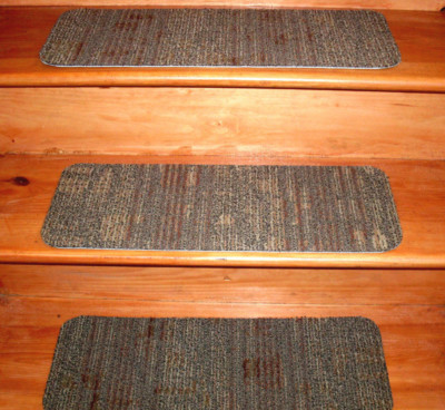 13 Step  9'' x 24'' Indoor Stair Treads  Staircase Step Rug  VP 0088.