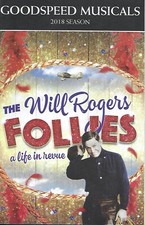 Playbill: THE WILL ROGERS FOLLIES, 2018, w/ David M. Lutken, James Naughton