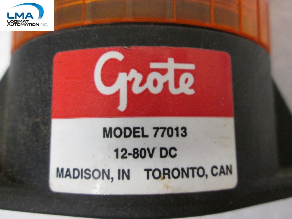 GROTE 77013 STROBE LIGHT AMBER 12-80VDC  - Image 2 of 2