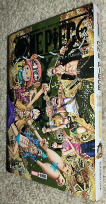 Rare HTF One Piece Grand Elements 1 NM+ MX Yellow Gold Manga Book