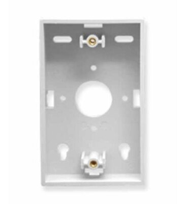 ICC IC250MBS-WH Mounting Box- Low-Profile- 1-Gang White