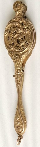 ANTIQUE 1890s Gold Filled Rococo Scrolls Lorgnette Folding Opera GLASSES Reading